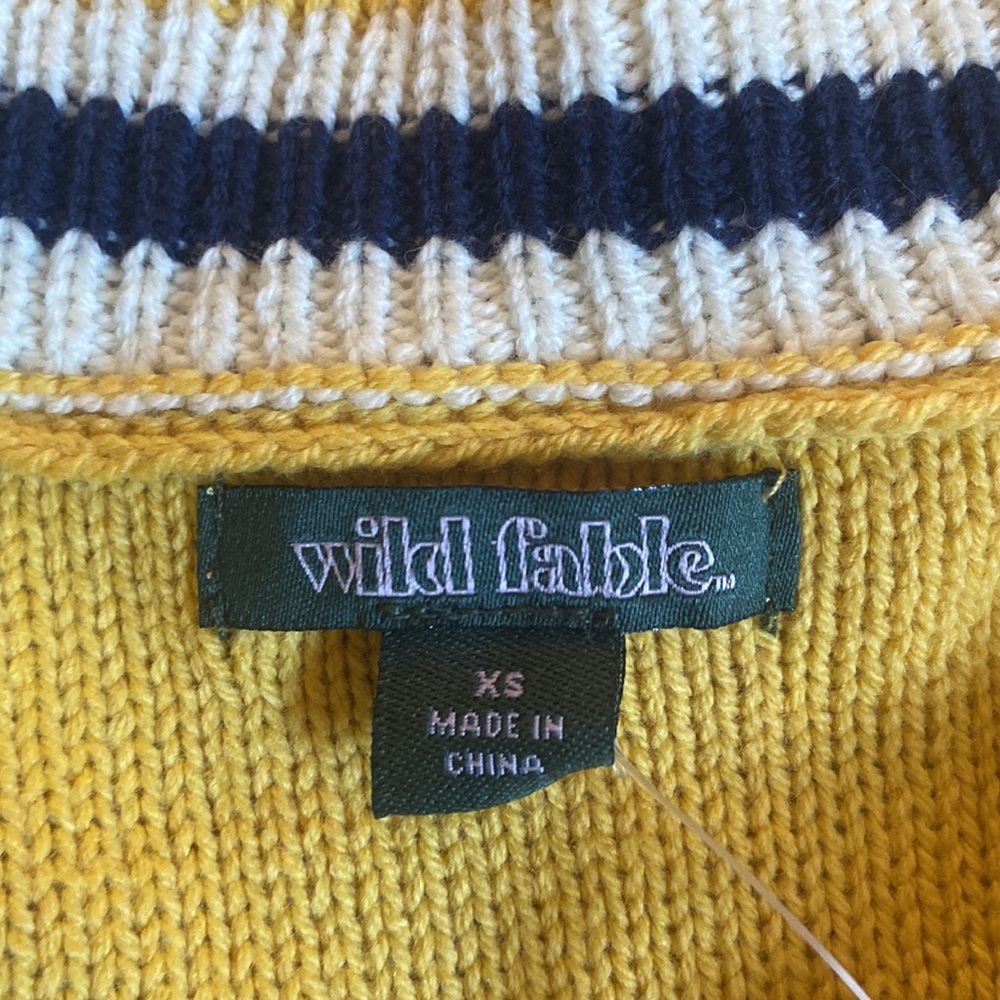 NWT Wild Fable Oversized Sweater Vest XS - Picture 6 of 8